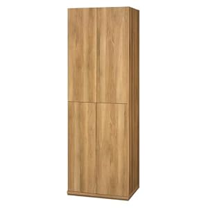白井産業 キッチンストッカー 食器棚 幅60cm 高さ180cm ナチュラルブラウン パントリー 扉付 キッチン収納 コモピア CMA-1860DNA