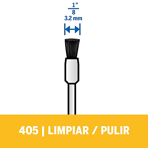 Image of Dremel 405-02 Nylon Bristle Brushes (4 Pack), 1 /8 inch Diameter