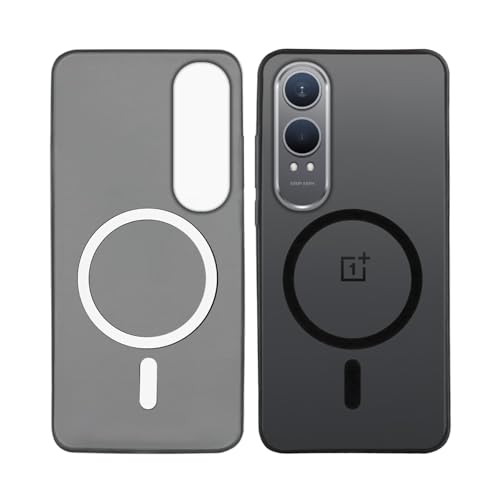 Image of amazon basics Luxury Paper Thin Case Cover for OnePlus Nord CE4 Lite 5G | Matte Finish | Compatible with magsafe | (Black, OnePlus Nord CE4 Lite 5G)