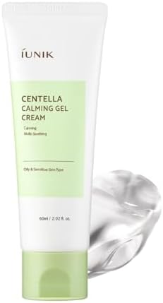 IUNIK Centella Calming Gel Cream - Moisturizer for Soothing 2.02 fl oz