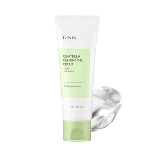 IUNIK Centella Calming Gel Cream 2.02 Fl Oz Vegan Moisturizer Hydrating Plant-based Ingredients Tea Tree Extract 67% Non-Sticky Face Moisturizer Sensitive Dry Acne-prone Skin Rosacea Breakout Blemish
