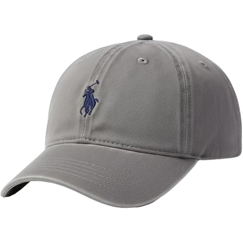 U.S. Polo Assn. Men's Washed Twill Cotton Adjustable Baseball Hat with Pony Logo and Curved Brim Cap