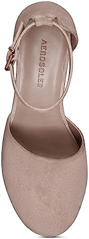 Aerosoles Women's Callan Pump, Natural Suede, 10 | Image 3