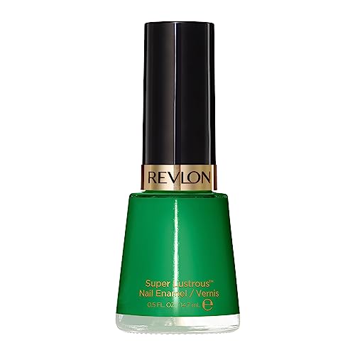 Image of REVLON Nail Enamel, Chip Resistant Nail Polish, Glossy Shine Finish, In Blue /Green, 571 Posh, 0.5 Fluid Ounces