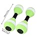 Water Dumbbell Kid Eva-Foam Water Weight for Swimming Water Aerobics Dumbbell for Swimming Training Equipment 1Pair Green White Water Weights For Swimming Water Exercise Dumbbells Foam Water Weights