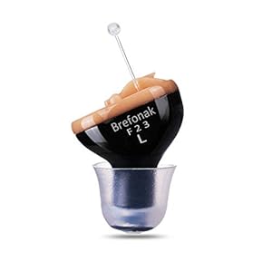 Hearing Amplifier for Seniors Adults Noise-Cancelling – Elderly Listening Assistance Device Products Invisible Voice Sound Amplifiers Hearing Aid Cleaning Brush Included (Black Left)