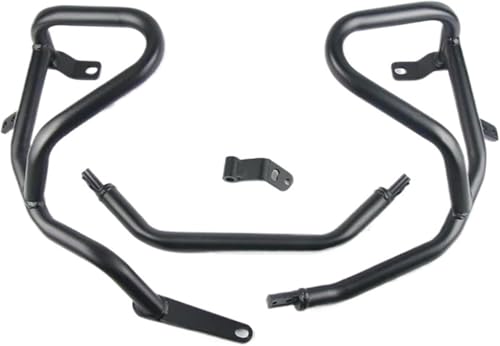 Crash bars pour Benelli TRK702 et TRK702X 2022-2023 protections moteur noires de cadre de moto