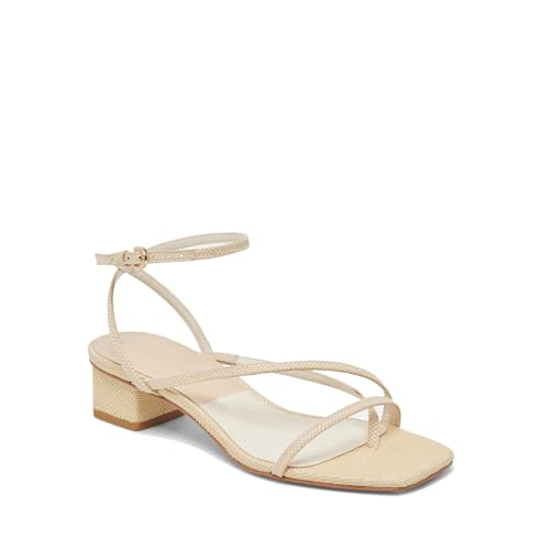 Strappy Heels Sandals for Women Square Open Toe Ankle Strap Flip Flops Chunky Block Low Heel Comfort Summer Shoes