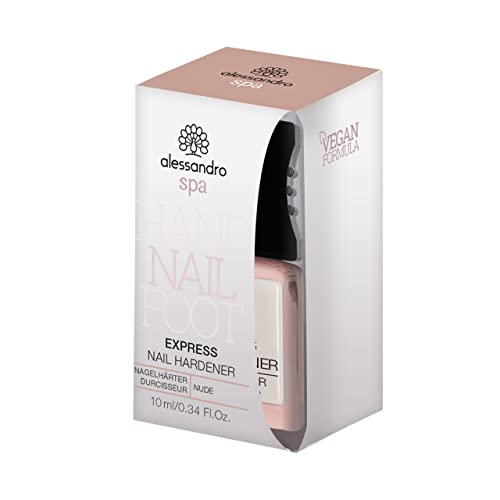 alessandro Nagellack - Nagelhärter - EXPRESS NAIL HARDENER NUDE - stärkt brüchige und dünne Nägel -10ml