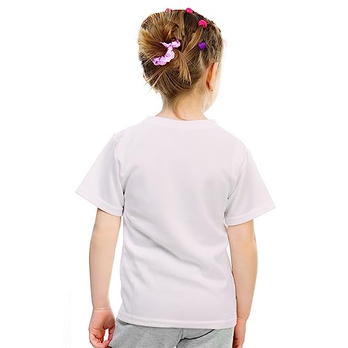 Image of KYKU Toddler Girls Short Sleeve Graphic T-Shirt Kids Cute T Shirt Gifts