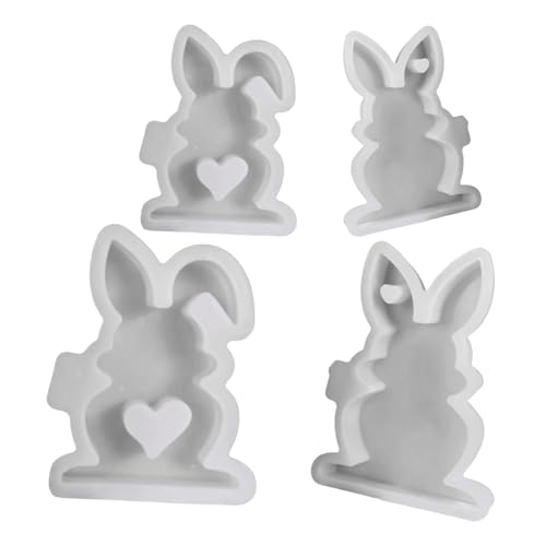 Molde de silicona con forma de conejos de Pascua