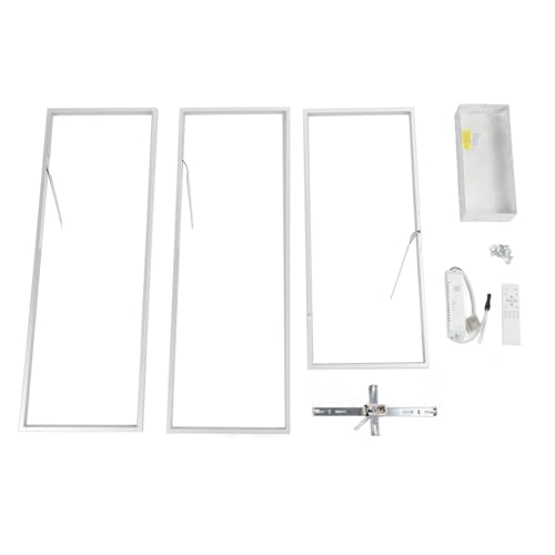 Plafond LED modern dimmable en aluminium rectangulaire flush