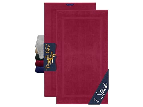 Marie´s Home 2er Pack Badvorleger - Teppich für große Bäder oder Flur 1612.2351, 60 x 110 cm...