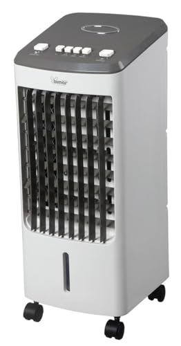 Bimar VR25 Raffrescatore, Ventilatore, Purificatore d'Aria 3 in 1, Oscillazione Automatica Dx/Sx, 3 Velocità, Serbatoio 4 Litri, Filtri Rimovibili - 80W