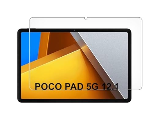 Image of amazon basics Tempered Glass for Poco Pad 12.1 inch Screen Protector Guard for Poco Pad 12.1 inch Tablet Transparent