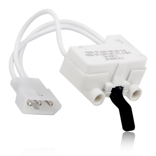 PartsBroz WP3406107 3406107 Dryer Door Switch - Compatible With Whirlpool Maytag Kenmore Admiral - Replaces AP6008561 PS11741701