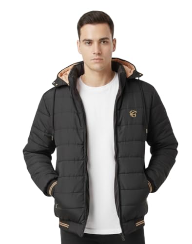 Image of Quark Export Quality Reversible Puffer Jacket in GLD Material best for Winterwear /Hiking /Biking /Camping /Mountaineering /Racing /Climbing /Tracking(Control Temperature up to 3 Degree Celsius.)(3C)