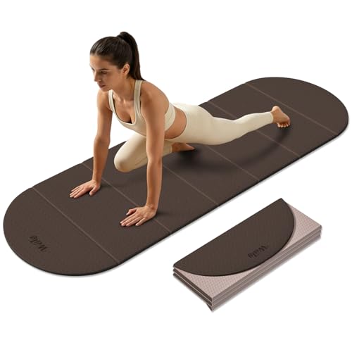 WeiLa Foldable Yoga Mat 10mm Extra Thick Extra Long (75x26) for Women&Men