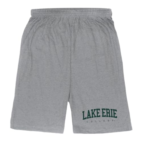 Lake Erie College Storm Game Day Shorts - Heather Grey, Medium