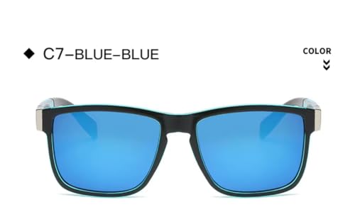 Pro Sport Sunglasses for Men- Polorizing Protection Lightweight Durable for Outdoors, Fishing, Running (W/Case, Artic Blue)2