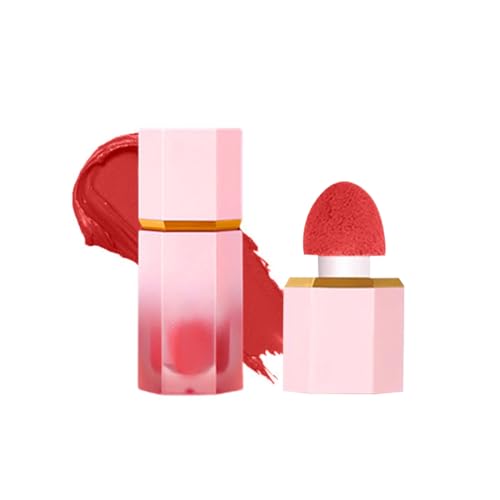 Blush Liquido, Texture Leggera Crema di Fard Liquido, Blush In Crema Leggero e Effetto Naturale, Fard Lunga Durata Altamente Pigmentato per Dewy Trucco