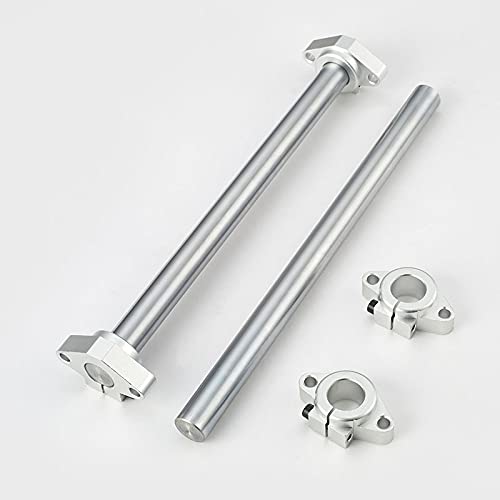 zxxin-Guides linéaires Support de Rail à Tige linéaire 4pcs Support de l'arbre de routeur CNC Routeur 3D Pièces d'échange de pièces de bobinage, SHF8 S-SHF35 Haute précision (Color : SHF30)