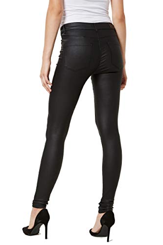 VERO MODA Vmseven Nw Ss Smooth Coated Pants Noos Pants voor dames - Afbeelding 4