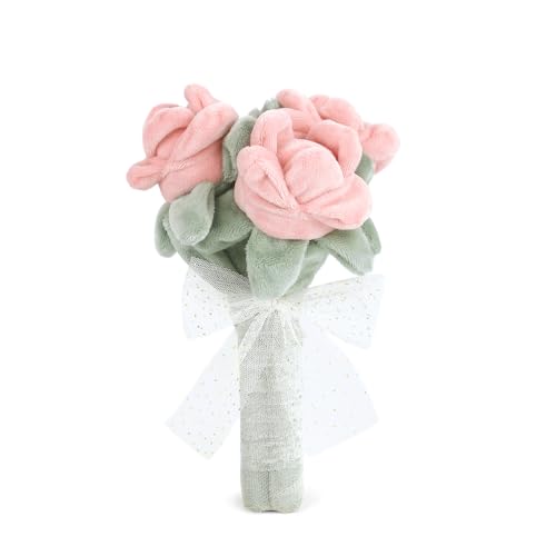 MON AMI Rose Bouquet Plush Figure Toy – 9' Soft Stuffed Floral-Themed Plushie for Kids & Adults, Cute & Cozy Gift for Birthdays or Anniversaries, Decorative Cuddly Play Toy, Collectible Plush