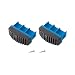 Produktbild 1 Paar Fußstopfen 77x25mm blau Stabilo Krause 211019