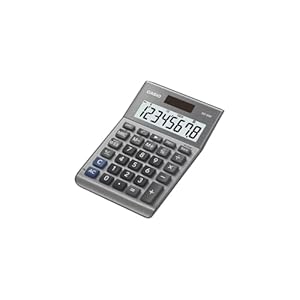 Casio MS-80B Standard Function Desktop Calculator Silver