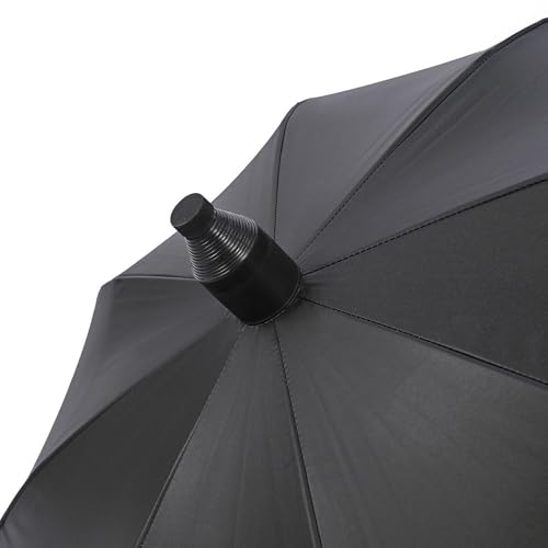 Image of Large Heavy Duty Windproof Umbrella With Telescopic Cover | Oversized Automatic Open Rain Umbrella For 2-3 People | UV Protection, Strong Frame & Big Canopy for Men, Women Outdoor Use