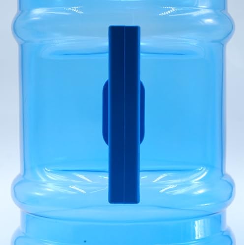 Image of PLAMO Water Bottle JAR with Handle, Gallon, Blue, 10 LTR water bottle