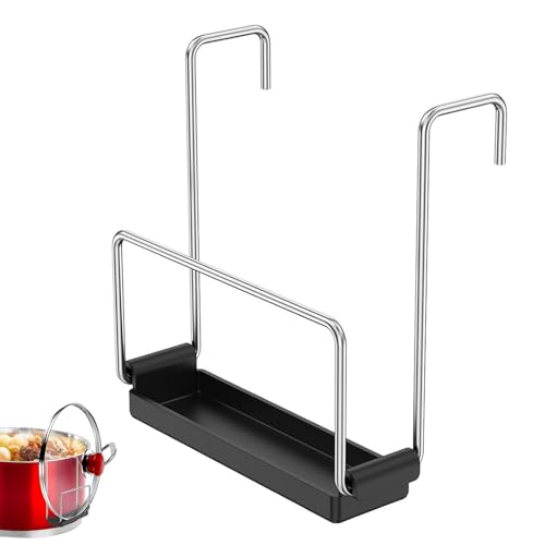 Besreey Rack de tampa de fogão lento, suporte de tampa de fogão lento,Ferramenta de suporte para tam