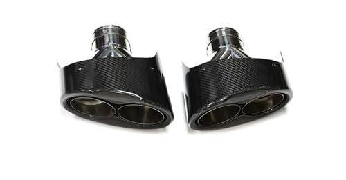 Tuyau d'échappement RS3 RS4 RS5 RS6 RS7 A6 A7 embout silencieux voiture carbone Style D