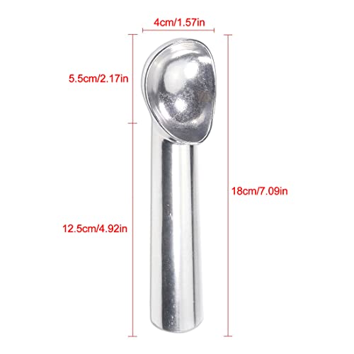 Ice Cream Scoop 7 inches Aluminum Nonstick Anti-Freeze Ice Cream Scooper Kitchen Tool for Gelatos, Frozen Yogurt, Fruit, Sundaes