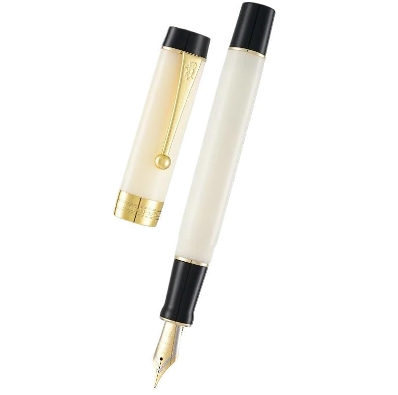 Stylo plume en acrylique vert d'exception, plume EF élégante pour écriture fine