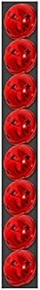 Toyland® 8 X 4cm Red Jingle Bells - Christmas Decorations - Tree Decorations - Christmas Ornaments
