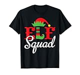 Elf Squad Shirt Funny Family Christmas Matching Pajamas Xmas T-Shirt
