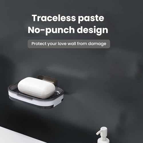 Image of Boniry 2 Pcs Soap Holder for Bathroom - Elegant and Durable Soap Case, Versatile Soap Box for Shower or Sink, Soap Dish to Keep Your Soap Dry and Clean