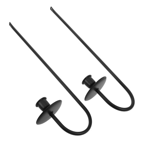 Garneck 2pcs Wall Mounted Metal Candle Holders Rustic Iron Sconces for Living Room Farmhouse Decor Wedding Decoration Candle Holders