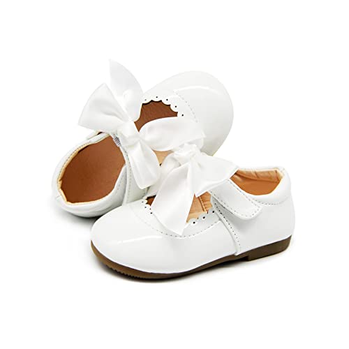 Timatego Toddler Baby Girls Dress Shoes Ballet Sparkle Wedding Party Princess Mary Jane Ballerina Flats Shoes for Girls4