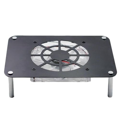 ETAWDE Router de almacenamiento de refrigeración externa, base de refrigeración, estante de almacenamiento combinado, enrutadores WiFi