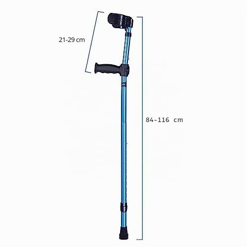 Muletas plegables para antebrazo, ayuda ligera y ergonómica para caminar para adultos, soporte portátil para hombres y mujeres