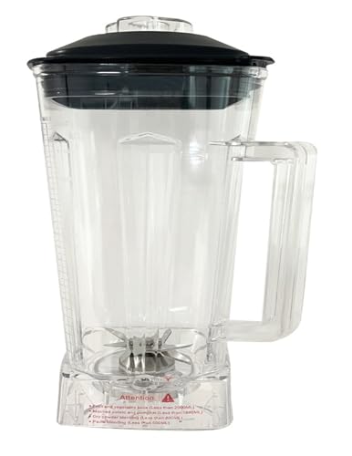 Commercial Blender BPA FREE 2L Square Container Jar Jug Pitcher Cup Bottom With Serrated Smoothies...