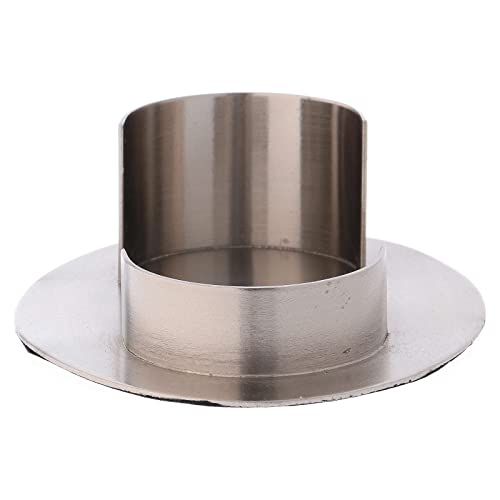 Candle Holder in Silver-Plated Brass 9x5 cm