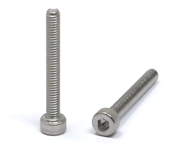 Image of iexcell 100 Pcs M2.5 x 20mm Thread Pitch 0.45 mm Stainless Steel 304 Hex Socket Head Cap Screws Bolts Kit