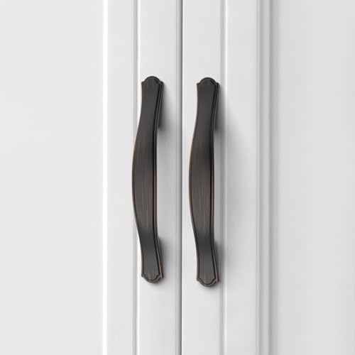 Image of Asidrama 20 Pack 3 Inch(76mm) Oil Rubbed Bronze Cabinet Pulls Heavy-Duty Solid Kitchen Cabinet Handles Oil Rubbed Drawer Hardware for Bathrooms Cupboard