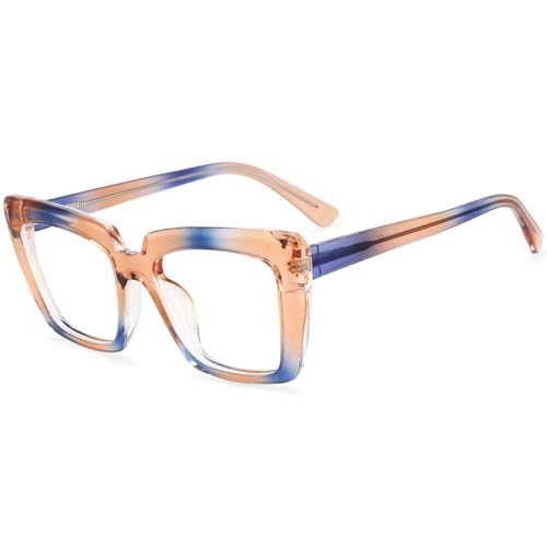 Lunettes grande monture irisée ultra légère et confortable