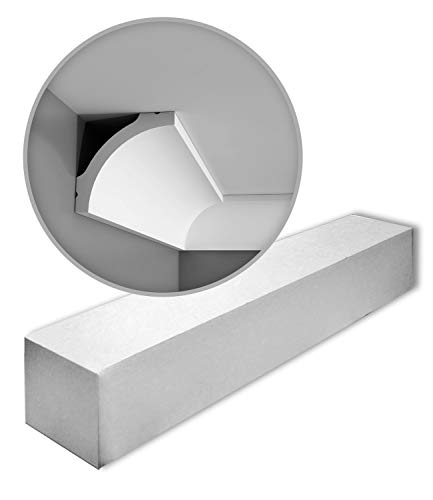 Corniches Orac CB522N en polystyrène extrudé 200x6,7 cm pour finition de plafond - 2