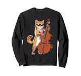 Chat Contrebassiste Musicien de Jazz Contrebass Musique de Jazz Chat Drôle / Cat Double Bass Player Contrabass Jazz Musician Cello funny cat